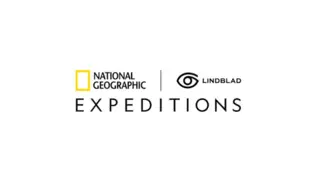 "Lindblad_National Geographic" Logo in schwarz und gelb mit weißem Hintergrund.